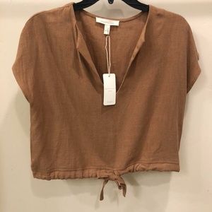 Grade & Gather, Tan Small Shirt